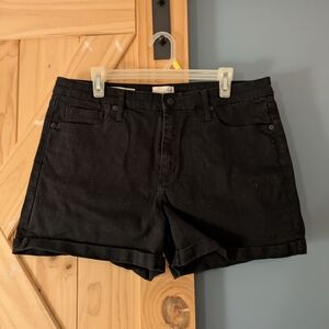 Universal Thread Black Jean Shorts Classic Style